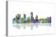 Fort Worth Texas Skyline 1-Marlene Watson-Premier Image Canvas