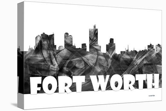 Fort Worth Texas Skyline BG 2-Marlene Watson-Premier Image Canvas