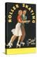 Forties Roller Skating for Youthful Spirits-null-Stretched Canvas