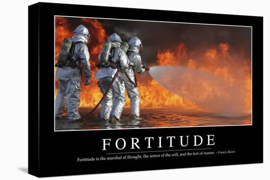 Fortitude: Inspirational Quote and Motivational Poster-null-Premier Image Canvas