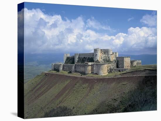 Fortress on a Hilltop, Krak Des Chevaliers, Syria-null-Premier Image Canvas