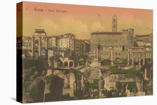 Forum Romanum, Rome. Postcard Sent in 1913-Italian Photographer-Premier Image Canvas