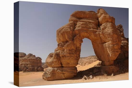 Forzhaga Natural Arch in Akakus Mountains, Sahara Desert, Libya, North Africa, Africa-Michal Szafarczyk-Premier Image Canvas