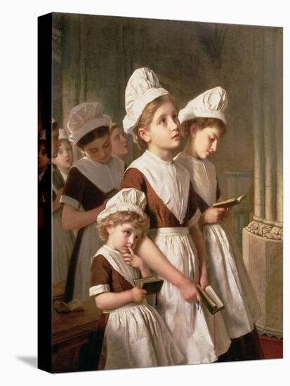 Foundling Girls at Prayer in the Chapel, C.1877-Sophie Anderson-Premier Image Canvas