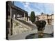 Fountain and Terrace of the Pope's Palace in Viterbo, Lazio, Italy, Europe-Vincenzo Lombardo-Premier Image Canvas