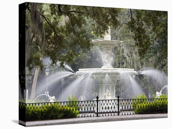 Fountain, Forsyth Park, Savannah, Georgia, United States of America, North America-Richard Cummins-Premier Image Canvas