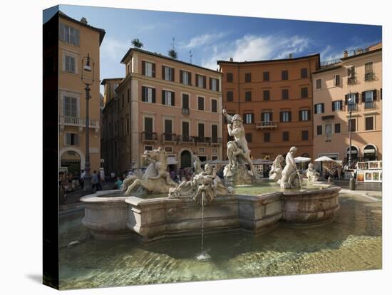 Fountain in Piazza Navona, Rome, Lazio, Italy, Europe-Angelo Cavalli-Premier Image Canvas