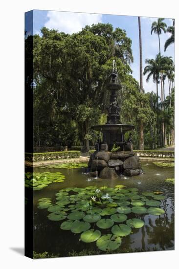 Fountain of the Muses, Rio De Janeiro Botanical Gardens, Rio De Janeiro, Brazil, South America-Gabrielle and Michael Therin-Weise-Premier Image Canvas