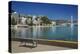 Fountain, Oriental Bay, Wellington, North Island, New Zealand-David Wall-Premier Image Canvas