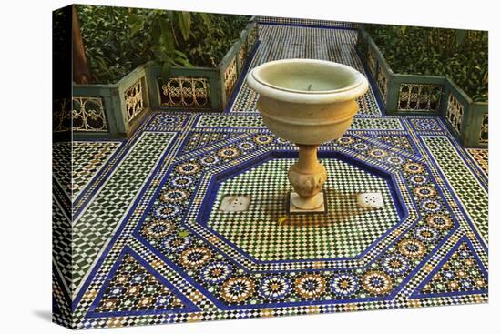 Fountain, Palais de la Bahia, Medina, Marrakesh, Morocco, North Africa, Africa-Jochen Schlenker-Premier Image Canvas