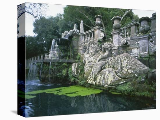 Fountains in the Gardens of the Villa Lante, Bagnaia, Lazio, Italy, Europe-Michael Newton-Premier Image Canvas