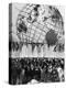 Fountains Surrounding Unisphere at New York World's Fair Closing Day-Henry Groskinsky-Premier Image Canvas