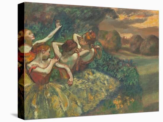 Four Dancers by Edgar Degas-Edgar Degas-Premier Image Canvas