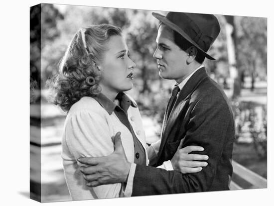 Four Daughters, Priscilla Lane, John Garfield, 1938-null-Stretched Canvas