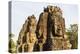 Four-Faced Towers in Prasat Bayon, Angkor Thom, Angkor, Siem Reap, Cambodia-Michael Nolan-Premier Image Canvas