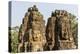 Four-Faced Towers in Prasat Bayon, Angkor Thom, Angkor, Siem Reap, Cambodia-Michael Nolan-Premier Image Canvas