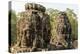 Four-Faced Towers in Prasat Bayon, Angkor Thom, Angkor, UNESCO World Heritage Site, Cambodia-Michael Nolan-Premier Image Canvas