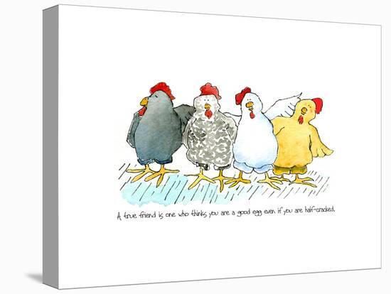 Four Hens New-Jennifer Zsolt-Premier Image Canvas