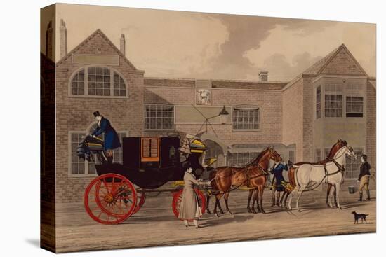 Four in Hand, 1825 (Coloured Engraving)-James Pollard-Premier Image Canvas