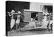 Four Indian Porters Carry a Westerner in a Palanquin or Sedan Chair-null-Stretched Canvas