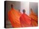 Four Monks on Temple Steps-Lincoln Seligman-Premier Image Canvas