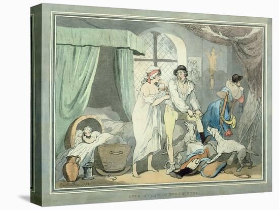 "Four O'Clock in the Country", Pub. 1788-Thomas Rowlandson-Premier Image Canvas