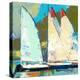 Four Sailboats-Beth A. Forst-Stretched Canvas