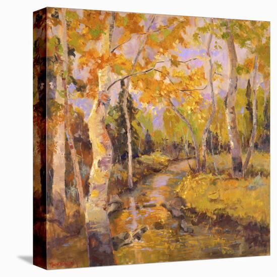 Four Seasons Aspens III-Nanette Oleson-Stretched Canvas