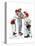 Four Sporting Boys: Baseball-Norman Rockwell-Premier Image Canvas