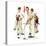 Four Sporting Boys: Golf-Norman Rockwell-Premier Image Canvas