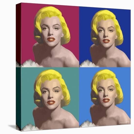 FOUR SQUARE MARILYN-CHRIS CONSANI-Stretched Canvas