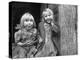 Four Year Old Flora and Her Sister Jacqueline Couch, 6 Smiling at the Camera-Eliot Elisofon-Premier Image Canvas
