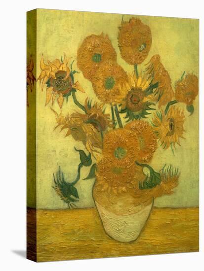 Fourteen Sunflowers in a Vase, 1889-Vincent van Gogh-Premier Image Canvas