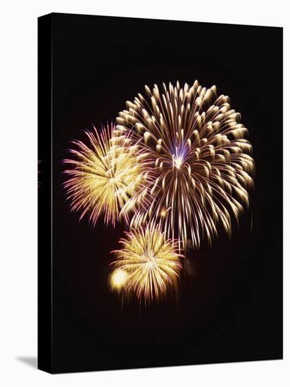 Fourth of July Firework Display, Portsmouth, Rhode Island, New England, USA-Robert Francis-Premier Image Canvas