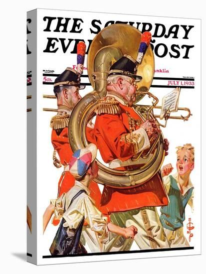 "Fourth of July Parade," Saturday Evening Post Cover, July 1, 1933-Joseph Christian Leyendecker-Premier Image Canvas