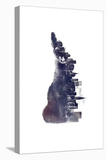 Fox from the City-Robert Farkas-Premier Image Canvas