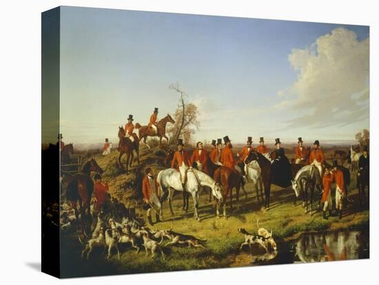 Fox Hunt, 1850-Filippo Palizzi-Premier Image Canvas