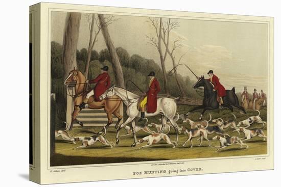 Fox Hunting Going into Cover-Henry Thomas Alken-Premier Image Canvas