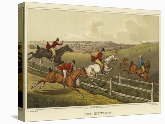 Fox Hunting-Henry Thomas Alken-Premier Image Canvas