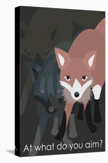Fox in Gray-Ikuko Kowada-Premier Image Canvas