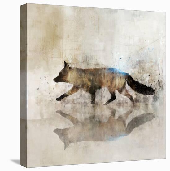 Fox Walk II-Ken Roko-Stretched Canvas