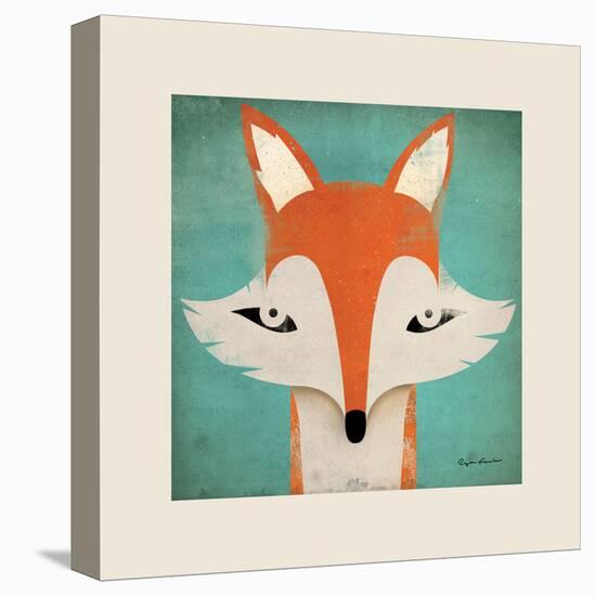 Fox with Border-Ryan Fowler-Stretched Canvas