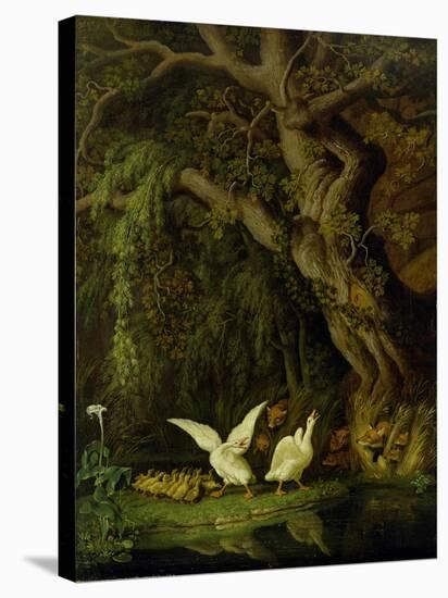 Foxes and Geese-Johann Heinrich Tischbein-Premier Image Canvas