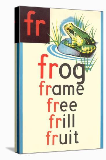 FR for Frog-null-Stretched Canvas