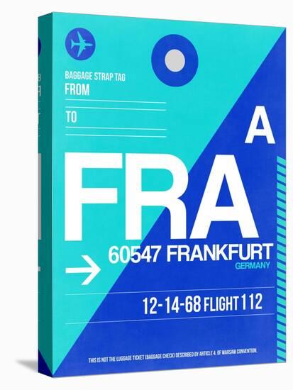 FRA Frankfurt Luggage Tag 1-NaxArt-Stretched Canvas