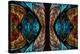 Fractal Pattern in Stained Glass Style-velirina-Stretched Canvas
