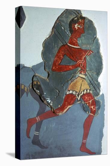 Fragment of a Minoan fresco known as the 'Captain of the Blacks', 15th century BC-Unknown-Premier Image Canvas