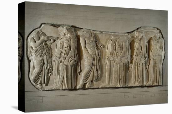 Fragment of the Frieze of the Panatheneans: The Ergastine-null-Premier Image Canvas