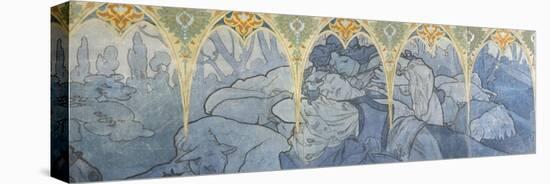 Fragments de frise du Pavillon de la Bosnie -Herzégovine à l'Exposition Universelle de 1900 à-Alphonse Mucha-Premier Image Canvas