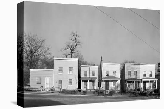 Frame houses in Fredericksburg, Virginia, 1936-Walker Evans-Premier Image Canvas